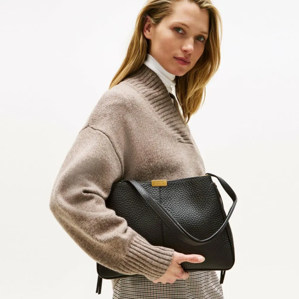 Discount Tommy Hilfiger TH Casual Schultertasche 34 cm black