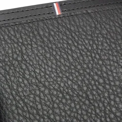 New Tommy Hilfiger TH Corp Geldbörse Leder 11.5 cm black