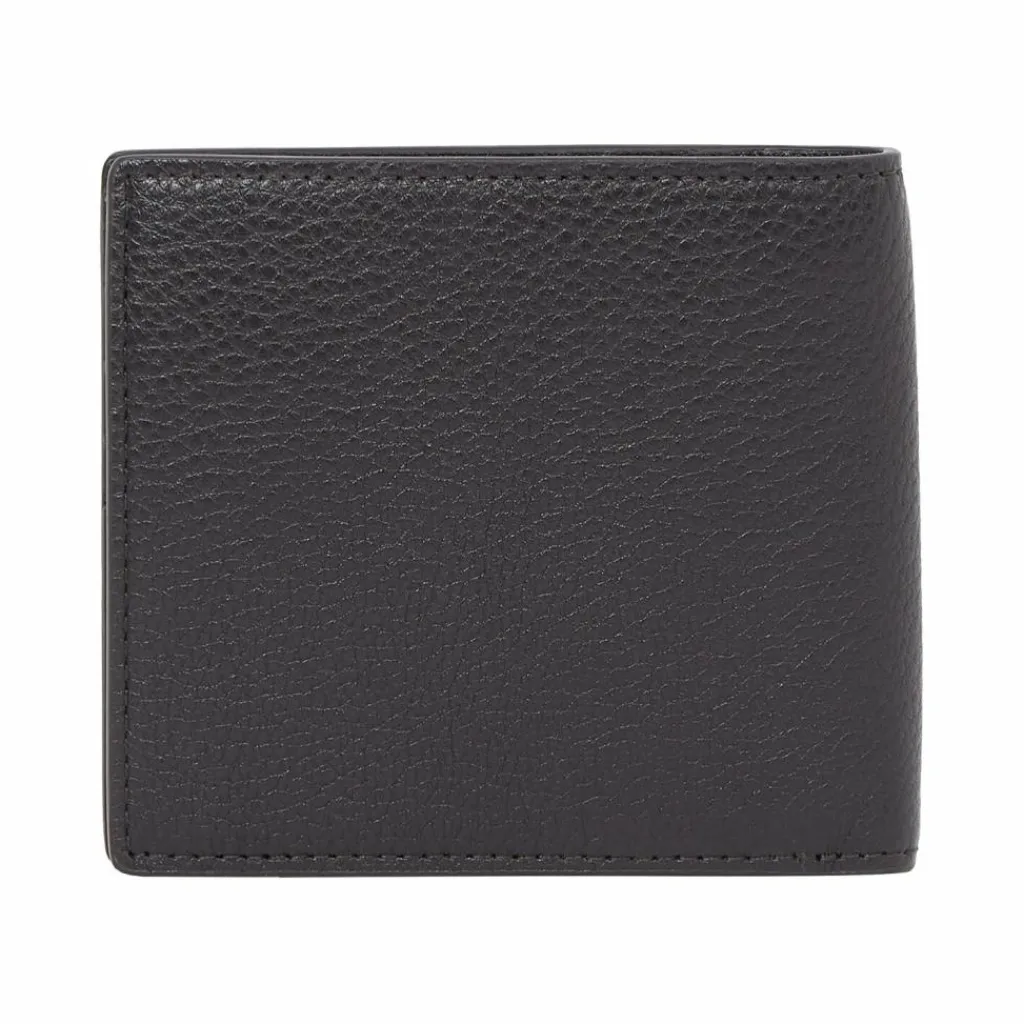 Tommy Hilfiger Herrengeldbörsen Querformat<TH Corp Geldbörse Leder 11.5 cm black