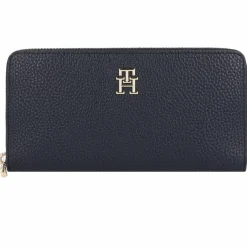 Discount Tommy Hilfiger TH Emblem Geldbörse 19 cm space blue