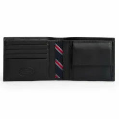 Tommy Hilfiger Herrengeldbörsen Querformat<TH Gifting Geldbörsen Geschenkset 2 tlg. black