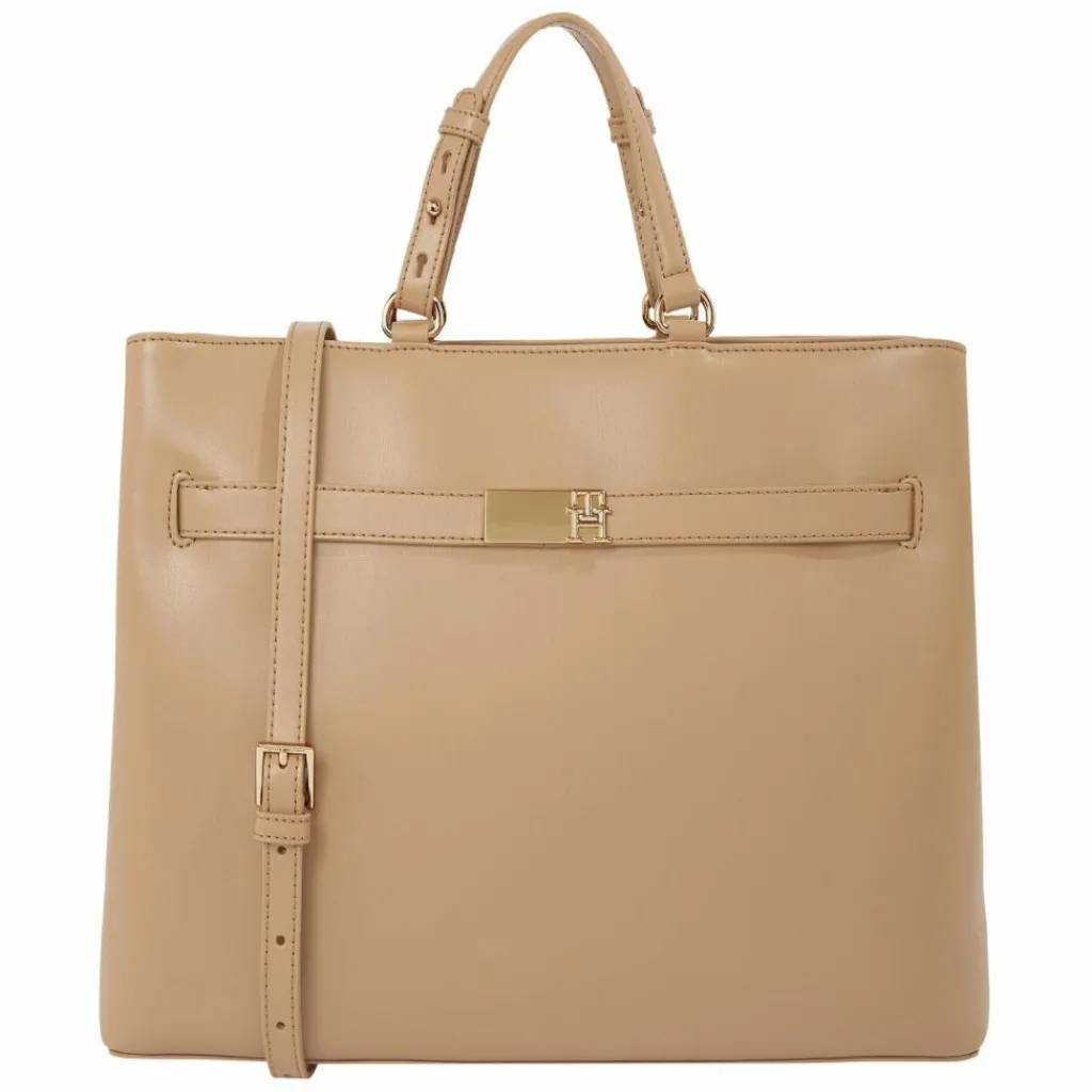 New Tommy Hilfiger TH Heritage Shopper Tasche 34 cm khaki