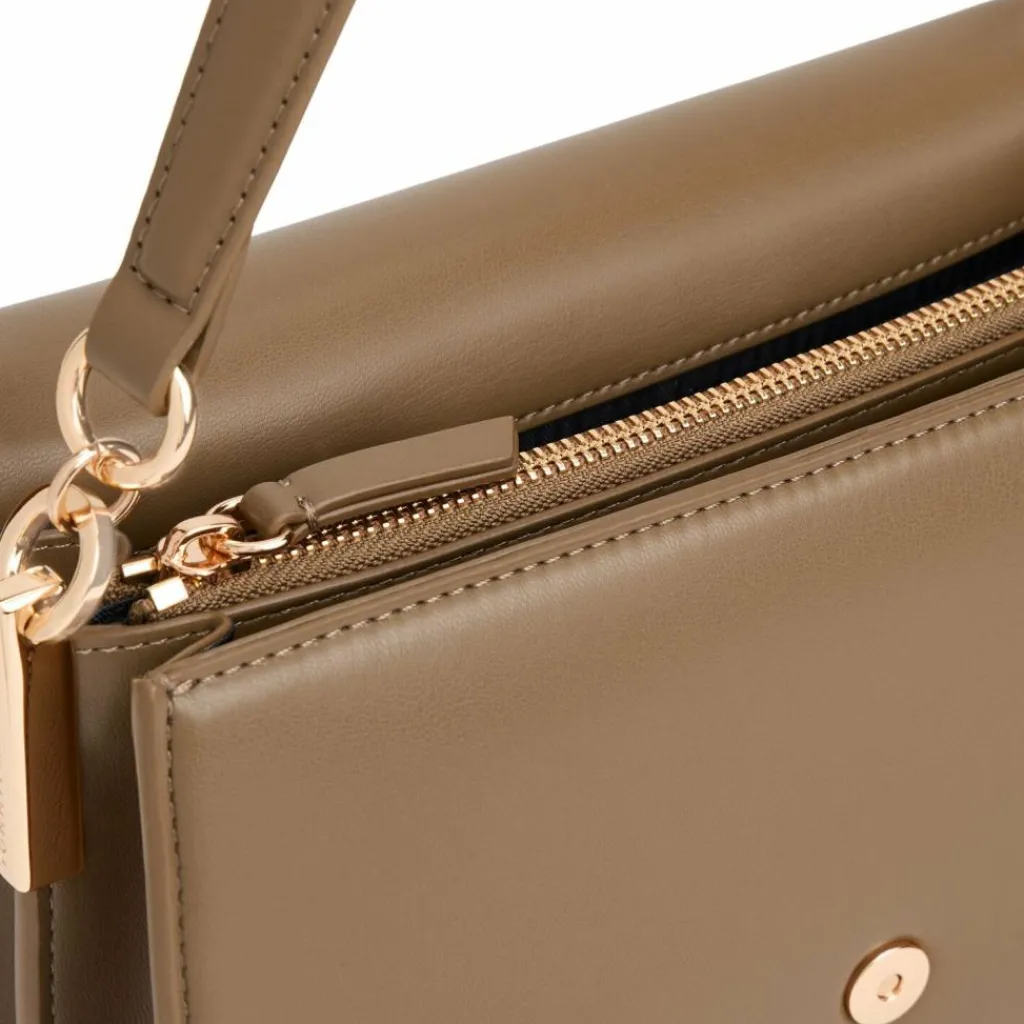 Outlet Tommy Hilfiger TH Heritage Schultertasche 25 cm nordic taupe