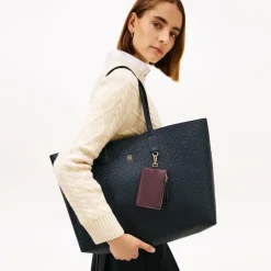 Tommy Hilfiger Shopper|Schultertaschen<TH Icon Shopper Tasche 51 cm space blue