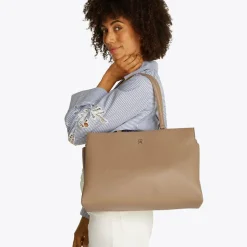 Outlet Tommy Hilfiger TH Legacy Shopper Tasche 40 cm khaki