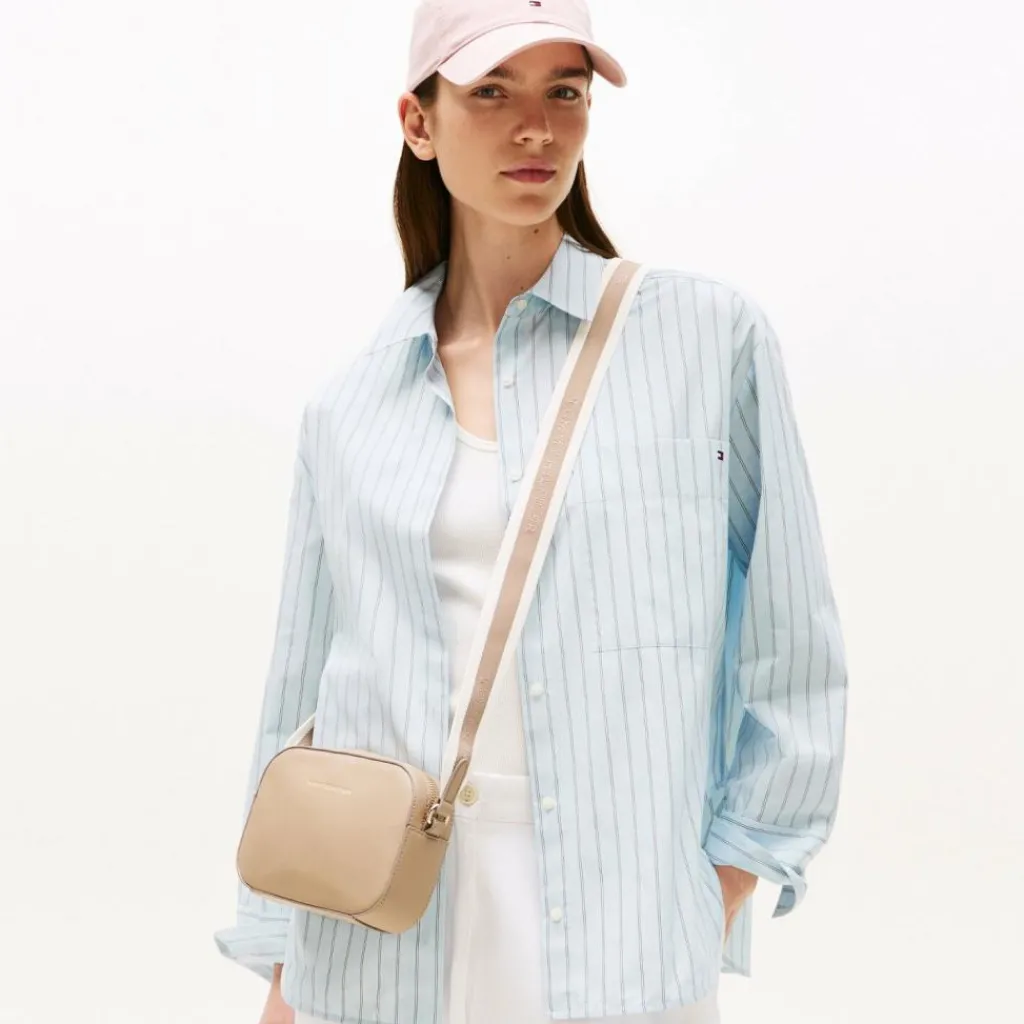 Tommy Hilfiger Umhängetaschen<TH Logotape Umhängetasche 19.5 cm coastal taupe