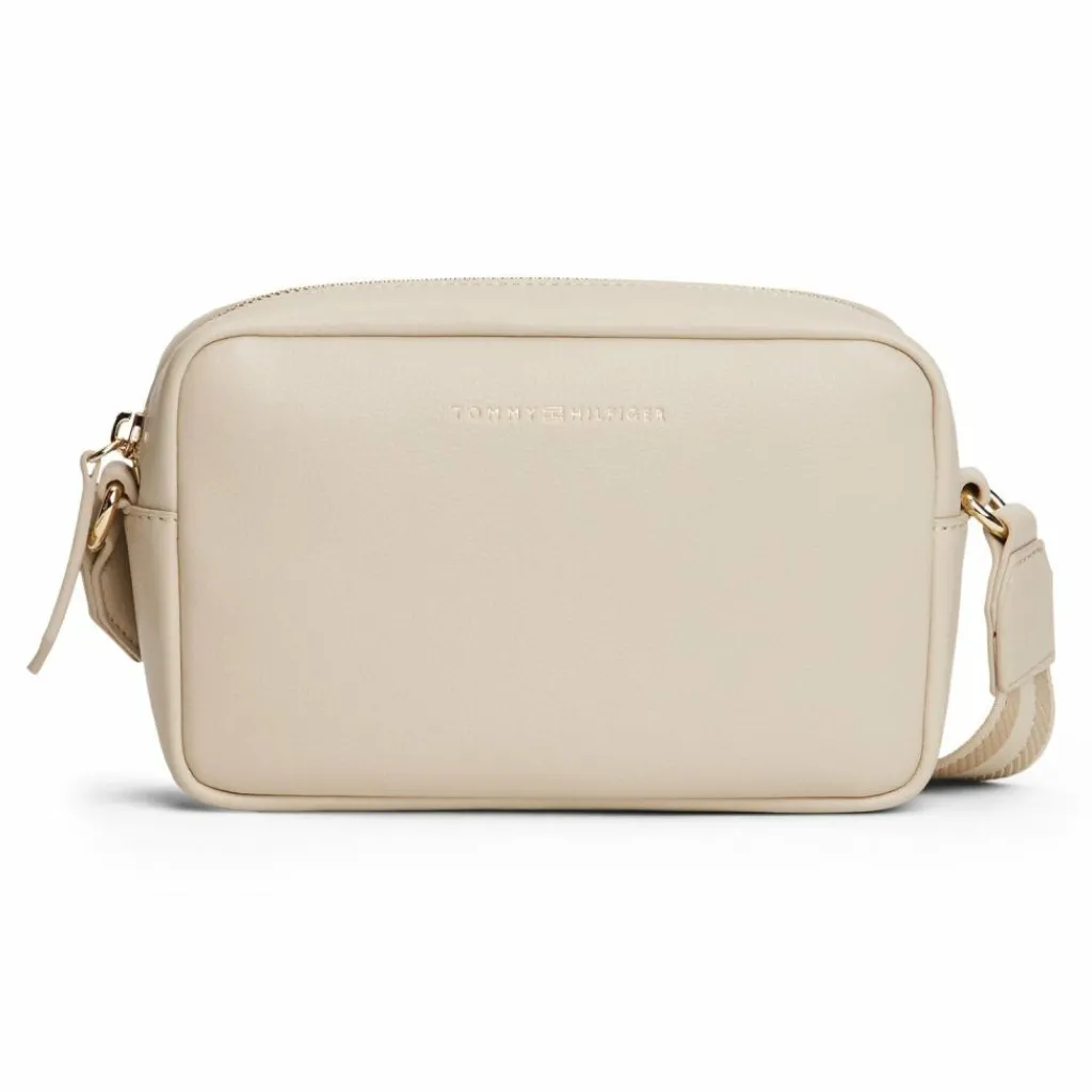 Hot Tommy Hilfiger TH Logotape Umhängetasche 20 cm beige