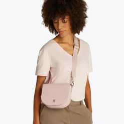 Discount Tommy Hilfiger TH Logotape Umhängetasche 20 cm pink