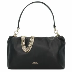 Sale Tommy Hilfiger TH Luxe Soft Leather Schultertasche Leder 30 cm black