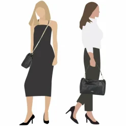 Sale Tommy Hilfiger TH Luxe Soft Leather Schultertasche Leder 30 cm black