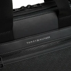 Outlet Tommy Hilfiger TH Monogram Aktentasche 38.5 cm Laptopfach black