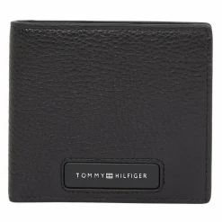 Tommy Hilfiger Herrengeldbörsen Querformat<TH Monogram Geldbörse Leder 11.5 cm black