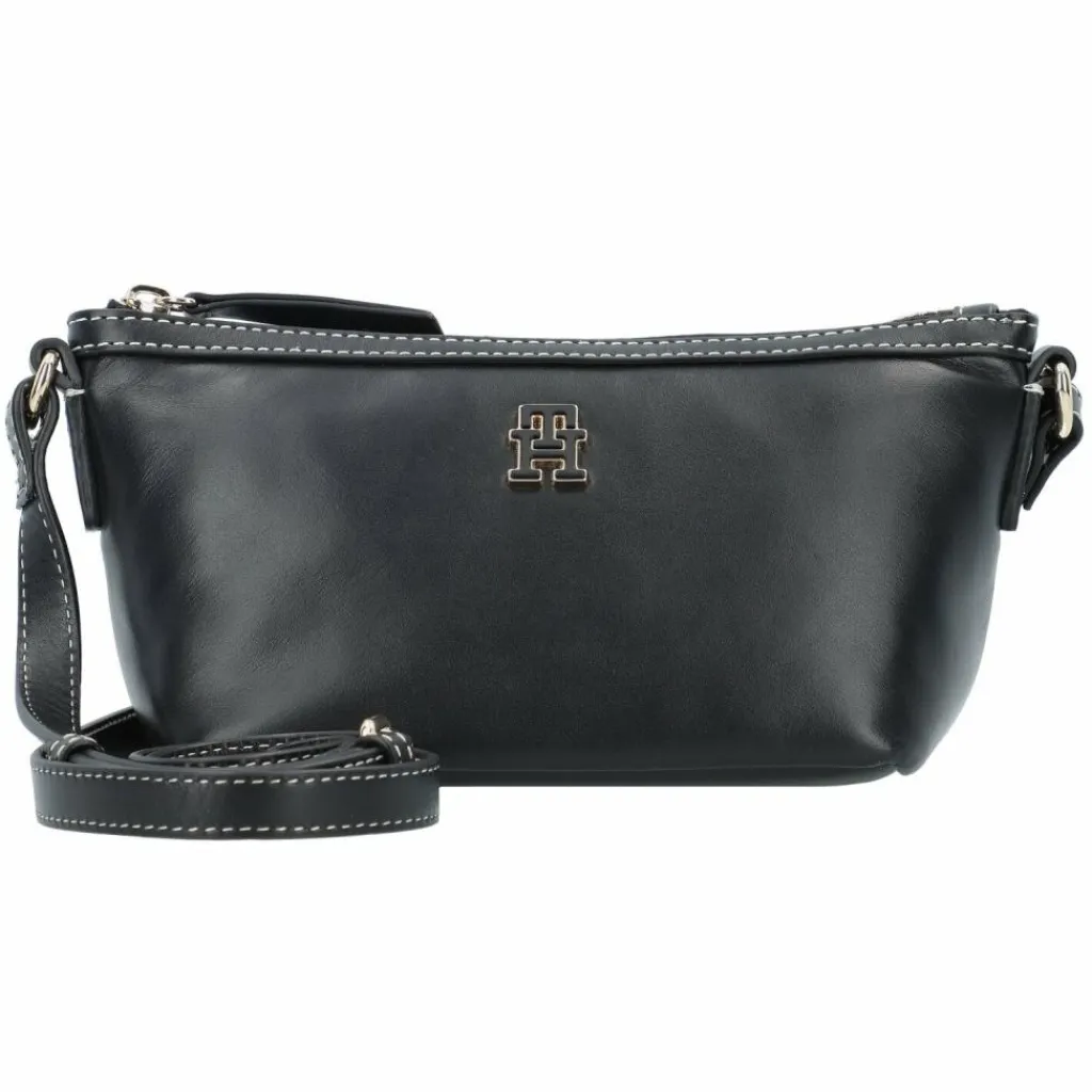 Tommy Hilfiger TH Monoplay Leather Umhängetasche Leder 18 cm