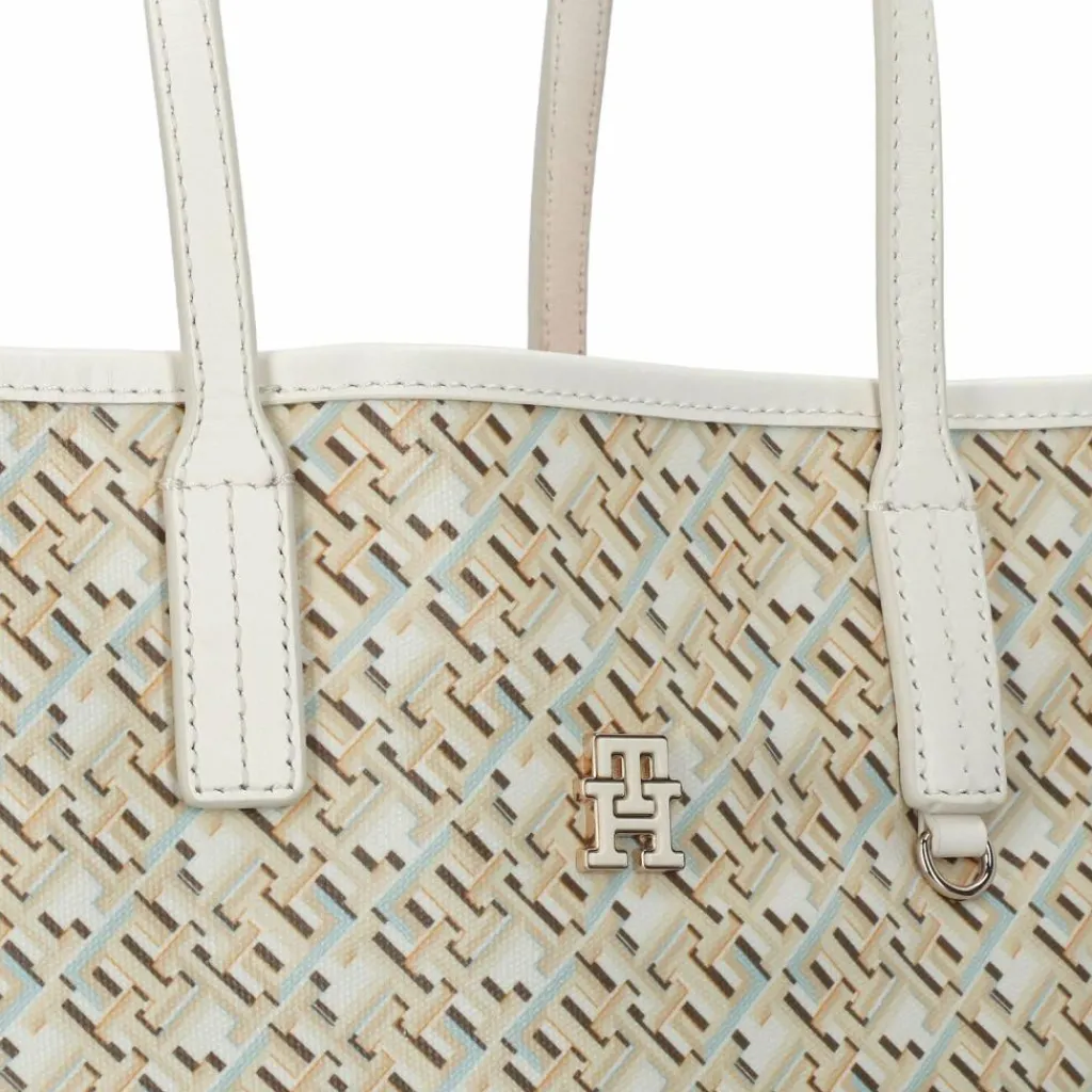 Best Tommy Hilfiger TH Monoplay Leather Shopper Tasche 36 cm neutral