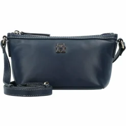Tommy Hilfiger Umhängetaschen<TH Monoplay Leather Umhängetasche Leder 18 cm space blue