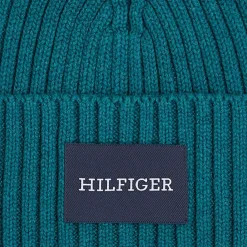 Clearance Tommy Hilfiger TH Monotype Strickmütze ornamental green