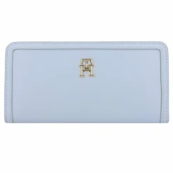 Discount Tommy Hilfiger TH Monotype large Geldbörse 18.5 cm breezy blue