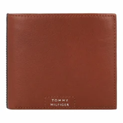 Tommy Hilfiger Herrengeldbörsen Querformat<TH Prem Leather Geldbörse Leder 11.5 cm warm cognac
