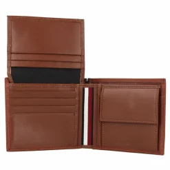 Tommy Hilfiger Herrengeldbörsen Querformat<TH Prem Leather Geldbörse Leder 11.5 cm warm cognac