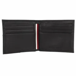Herren Tommy Hilfiger TH Saffiano Geldbörse RFID Schutz Leder 11 cm Geldscheinklammer Geschenkbox