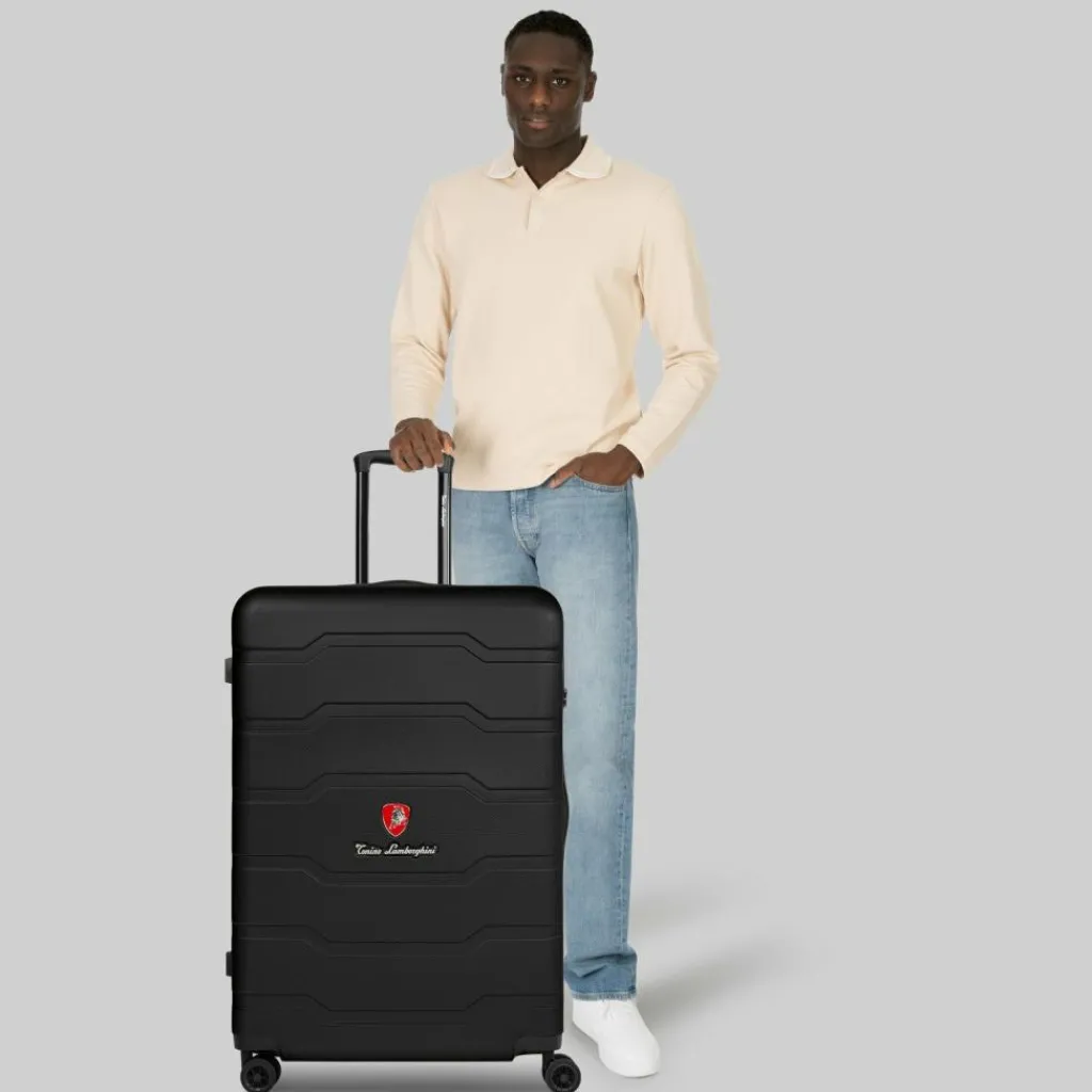 Tonino Lamborghini Hartgepäck|4-Rollen Koffer<Bologna 4 Rollen Trolley L 77 cm black