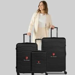 Tonino Lamborghini Koffersets Als Hartgepäck|Koffersets 3-Teilig<Bologna 4 Rollen Kofferset 3-teilig black