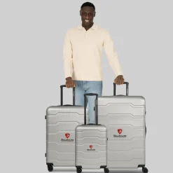 Tonino Lamborghini Koffersets Als Hartgepäck|Koffersets 3-Teilig<Bologna 4 Rollen Kofferset 3-teilig silver 1