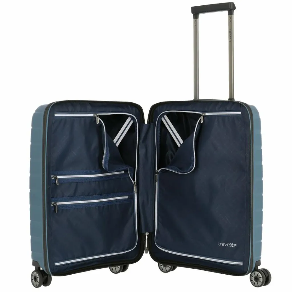 Travelite Air Base 4 Rollen Kabinentrolley 55 cm Laptopfach