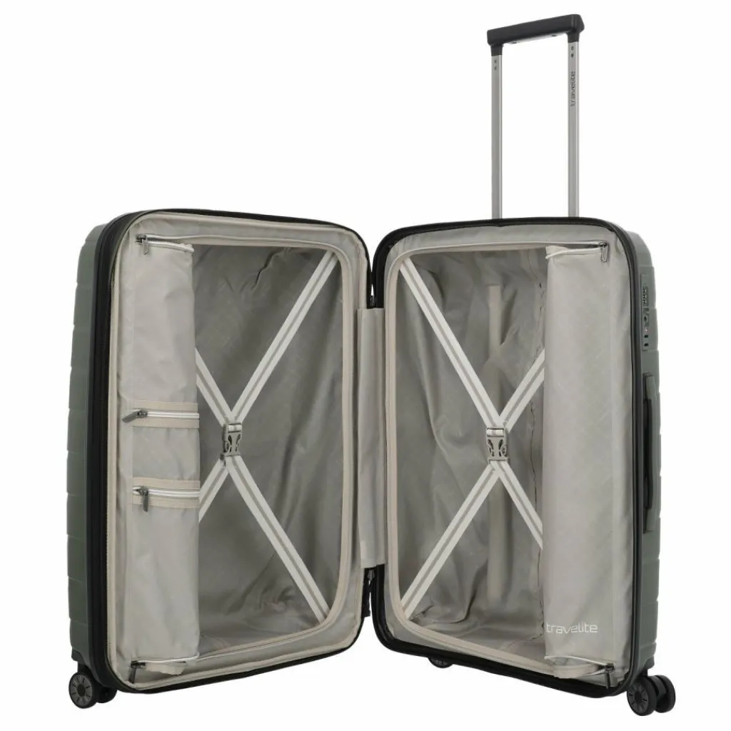 Travelite Hartgepäck|4-Rollen Koffer<Air Base 4-Rollen Trolley 67 cm olive