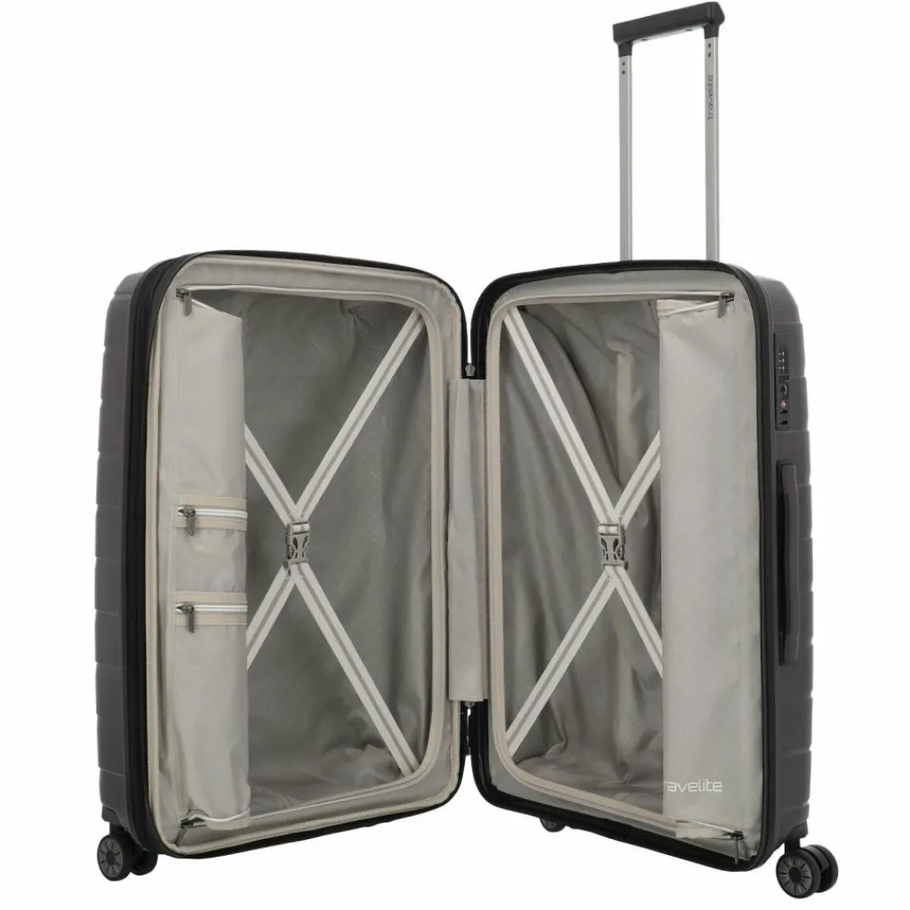 Travelite Hartgepäck|4-Rollen Koffer<Air Base 4-Rollen Trolley 67 cm coffee