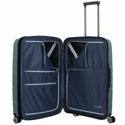 New Travelite Air Base 4-Rollen Trolley 67 cm eisblau