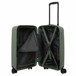 Travelite Hartgepäck Kabinengepäck|4-Rollen Kabinentrolleys<Air Stripe 4 Rollen Kabinentrolley 55 cm green
