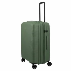 Travelite Koffersets Als Hartgepäck|Koffersets 3-Teilig<Air Stripe 4 Rollen Kofferset 3-teilig mit Dehnfalte green