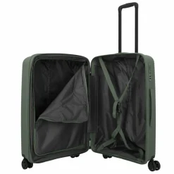 Travelite Koffersets Als Hartgepäck|Koffersets 3-Teilig<Air Stripe 4 Rollen Kofferset 3-teilig mit Dehnfalte green