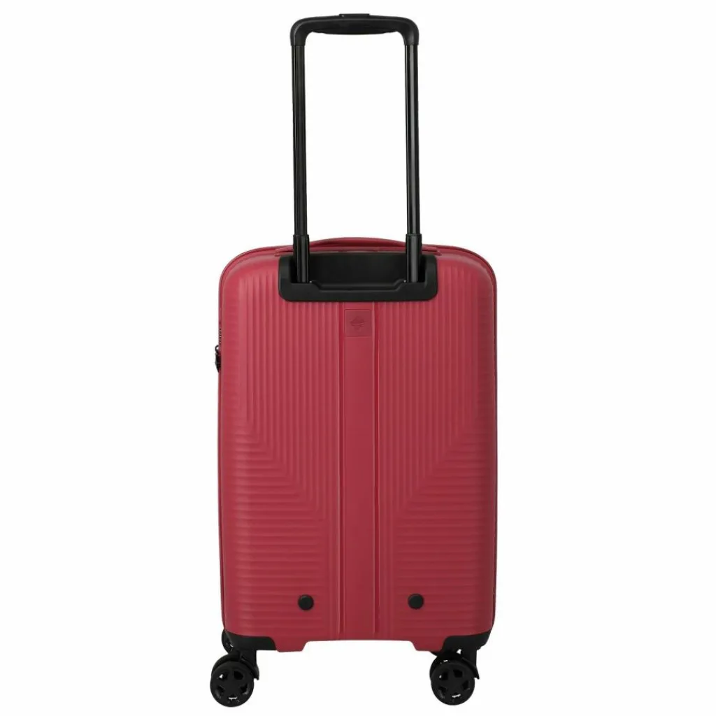 Clearance Travelite Air Stripe 4 Rollen Kabinentrolley 55 cm red