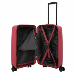 Clearance Travelite Air Stripe 4 Rollen Kabinentrolley 55 cm red