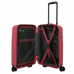 Clearance Travelite Air Stripe 4 Rollen Kabinentrolley 55 cm red