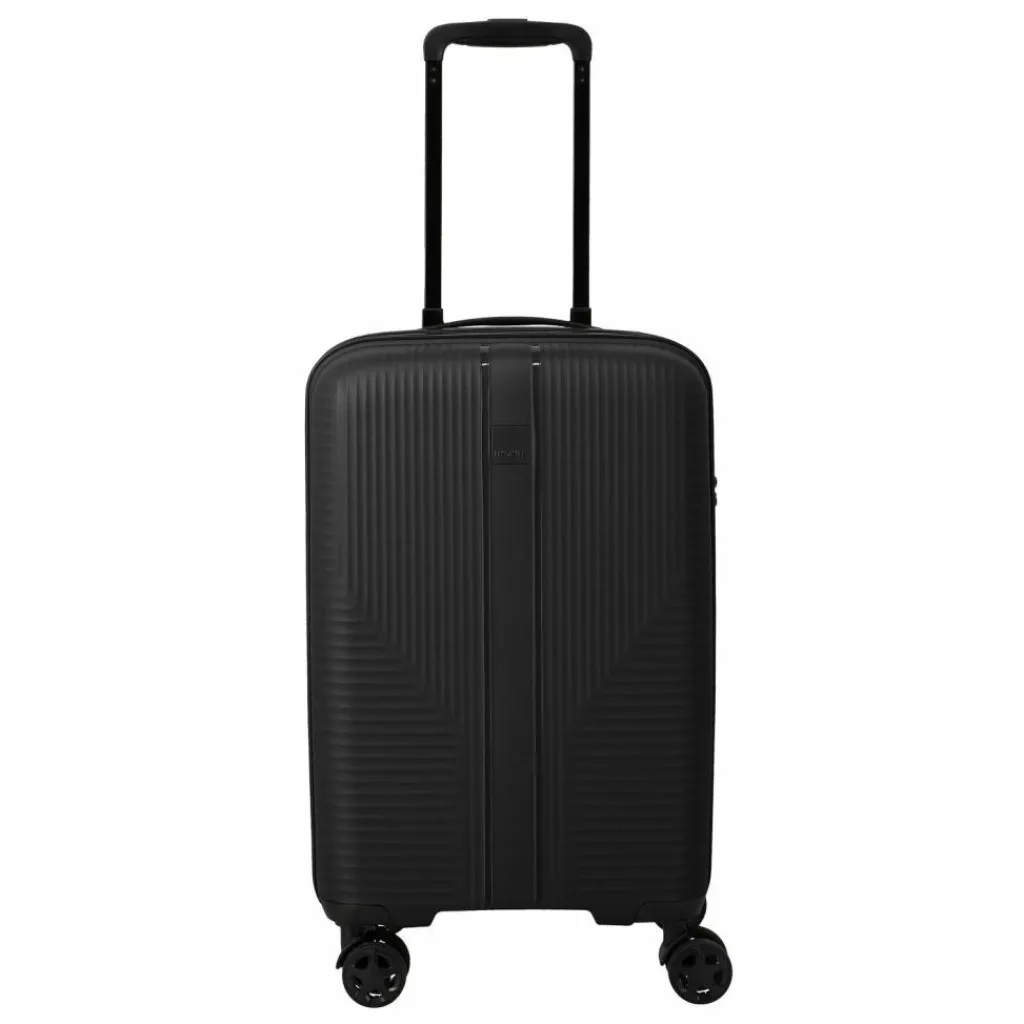 Best Travelite Air Stripe 4 Rollen Kabinentrolley 55 cm black