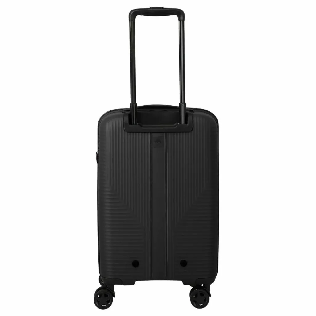 Best Travelite Air Stripe 4 Rollen Kabinentrolley 55 cm black
