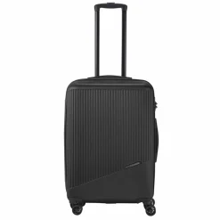 Travelite Hartgepäck|4-Rollen Koffer<Bali 4 Rollen Trolley 67 cm schwarz