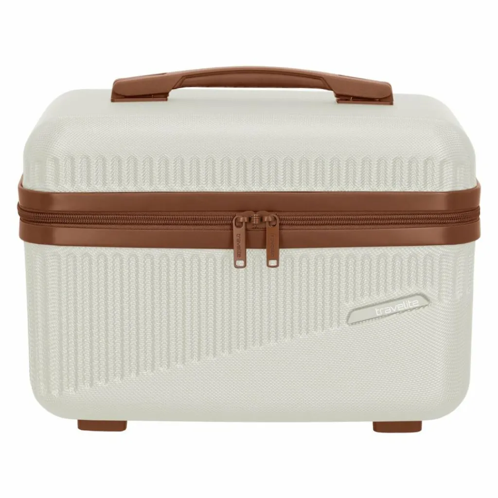 Travelite Beautycases<Bali Beautycase 36 cm weiss-cognac