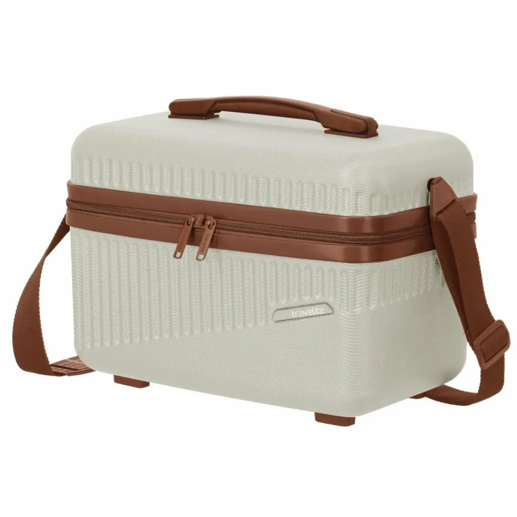 Travelite Beautycases<Bali Beautycase 36 cm weiss-cognac