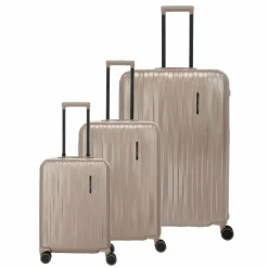 Travelite Barbara Novelty 4 Rollen Kofferset 3-teilig mit Dehnfalte
