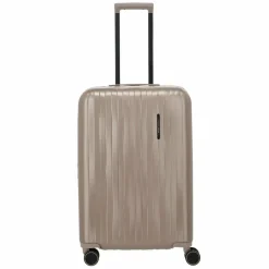 Travelite Hartgepäck|4-Rollen Koffer<Barbara Novelty 4 Rollen Trolley 65 cm mit Dehnfalte satin nude