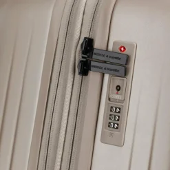 Travelite Hartgepäck|4-Rollen Koffer<Barbara Novelty 4 Rollen Trolley 65 cm mit Dehnfalte satin nude