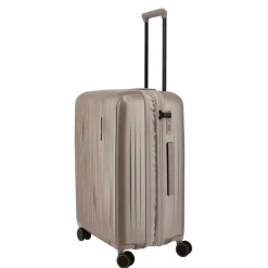 Travelite Hartgepäck|4-Rollen Koffer<Barbara Novelty 4 Rollen Trolley 65 cm mit Dehnfalte satin nude