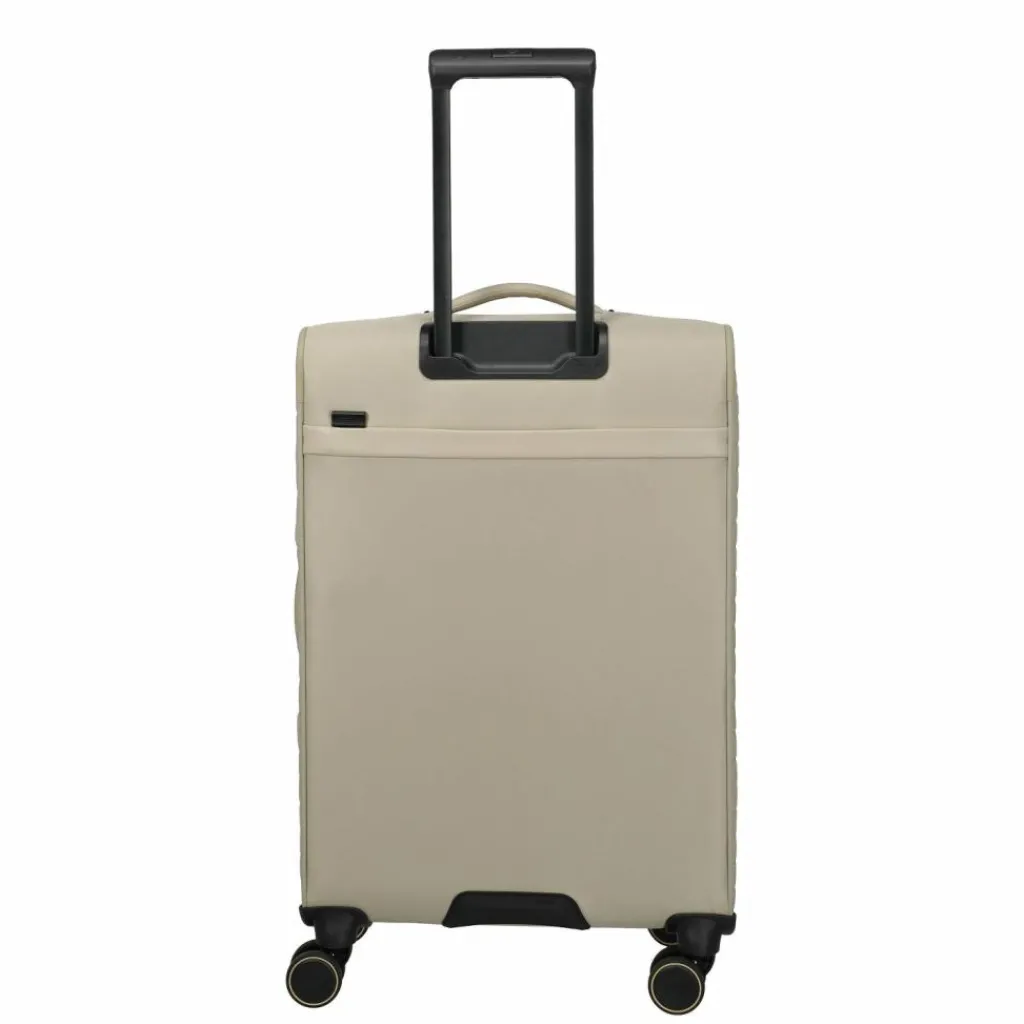 Travelite Weichgepäck|4-Rollen Koffer<Barbara Stepp 4 Rollen Trolley M 68 cm mit Dehnfalte satin nude