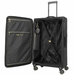 Best Travelite Barbara Stepp 4 Rollen Trolley L 80 cm schwarz