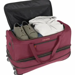 Travelite Reisetaschen Mit Rollen<Basics 2 Rollen Reisetasche 70 cm mit Dehnfalte bordeaux