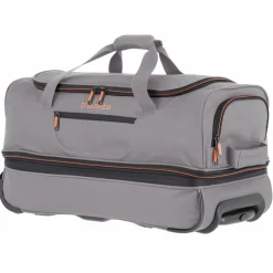 Travelite Basics 2-Rollen Reisetasche 55 cm grau